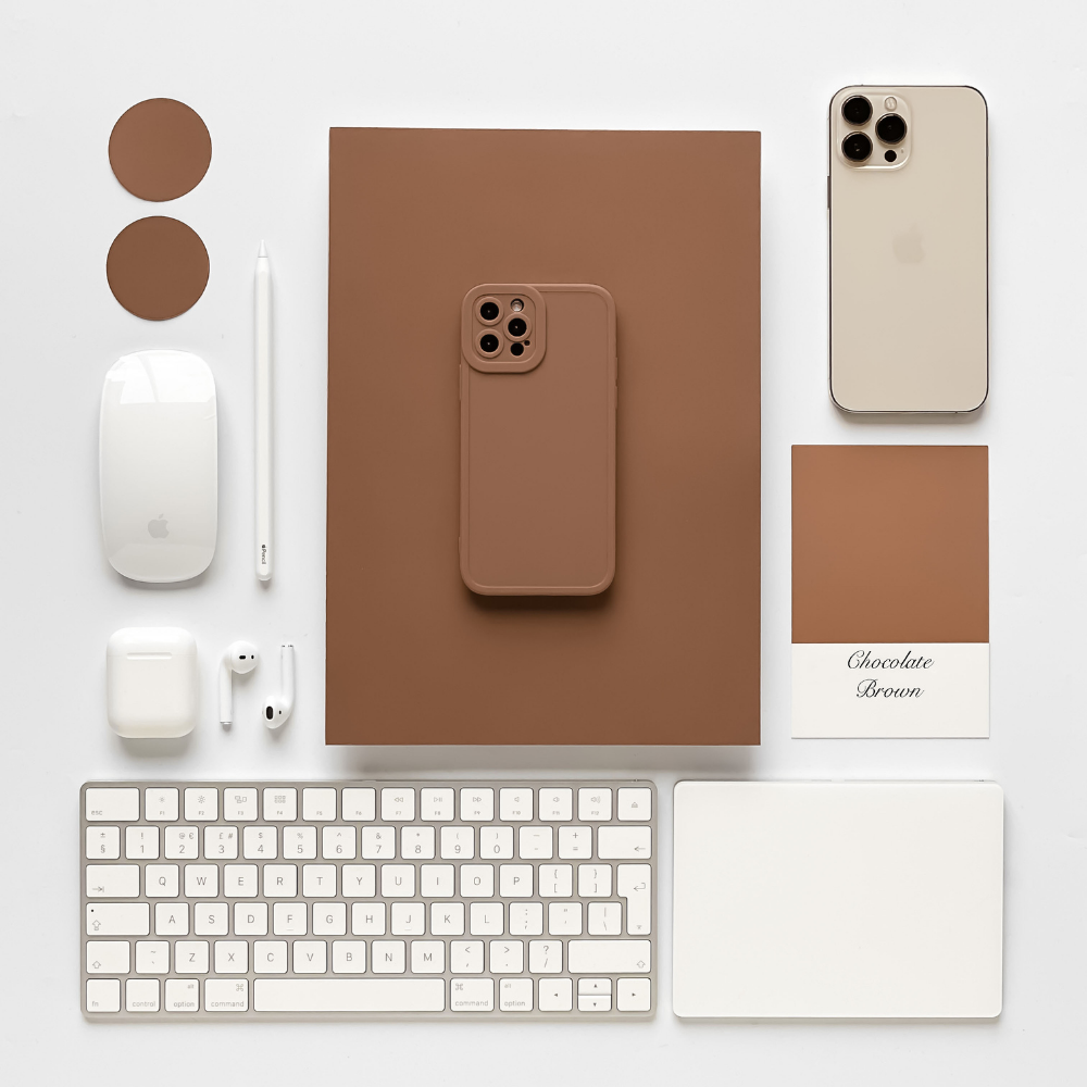 Nude Phone Case - Chocolate Brown